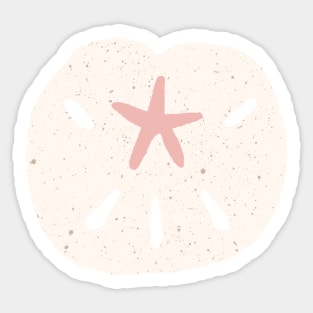 Seagrass and Sand Dollars Sticker